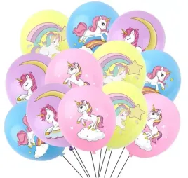 balony-urodzinowe-jednorozec-unicorn-mix-12-sztuk