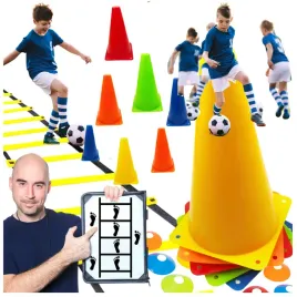 zestaw-pilkarski-22w1-drabinka-treningowa-pacholki-20szt-trening-w-domu