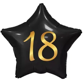 balon-foliowy-czarny-gwiazda-zloty-napis-osiemnastka-18-na-osiemnastke-44cm