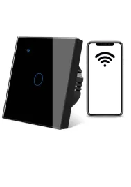 przelacznik-scienny-dotykowy-pojedynczy-1-kanalowy-wifi-czarnytuyasmart