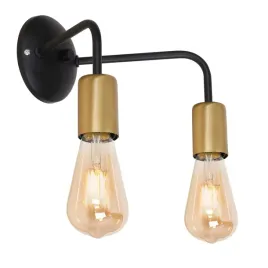 kinkiet-industrialny-minimalistyczny-czarny-zloty-do-salonu-2-pkt-luminex