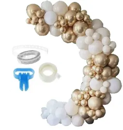 girlanda-balonowa-kawowo-biala-90-sztuk