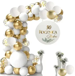 30-rocznica-slubu-balony-baner-tablica-kolo-zestaw-dekoracji