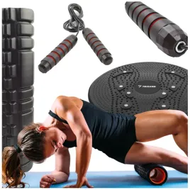 profesjonalny-zestaw-treningowy-walek-roler-45cm-twister-skakanka-lozyska