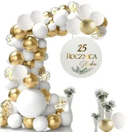 25-rocznica-slubu-balony-baner-tablica-kolo-zestaw-dekoracji
