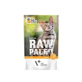 mokra-karma-dla-kociat-vetexpert-raw-paleo-kitten-indyk-100g