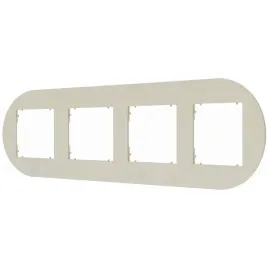 ramka-poczworna-do-lacznikow-i-gniazd-karlik-mini-okragla-taupe