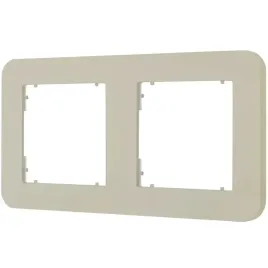 ramka-podwojna-do-lacznikow-i-gniazd-karlik-mini-zaokraglona-taupe
