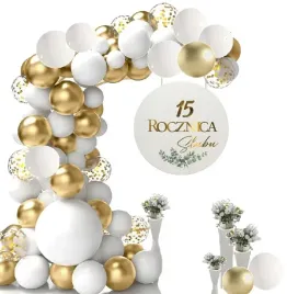 15-rocznica-slubu-balony-baner-tablica-kolo-zestaw-dekoracji