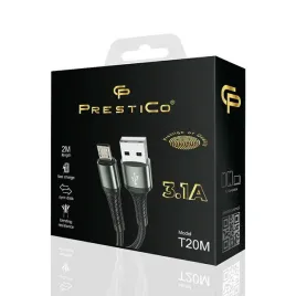 prestico-t10-usb-micro-usb-3-1a-black