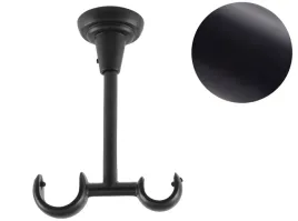 25-19-mm-wspornik-sufitowy-metalowy-do-karnisza-exclusive-czarny-mat