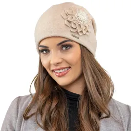 czapka-zimowa-damska-beanie-ciepla-bezowy-vivisence-7052