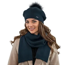 beret-z-pomponem-i-szalik-cieply-komplet-granatowy-vivisence-7035kmpl