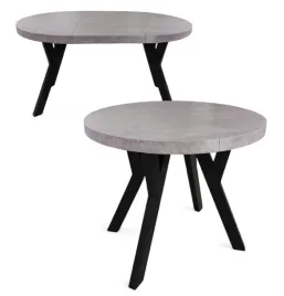stol-okragly-o-80-cm-maly-rozkladany-do-130-cm-czarny-beton-jasny-6-osob