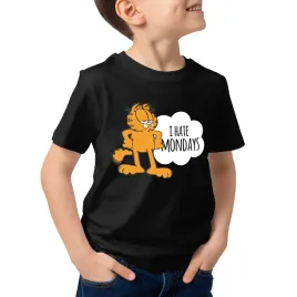 koszulka-czarna-t-shirt-dziecieca-prezent-garfield-hate-mondays-wzory-158