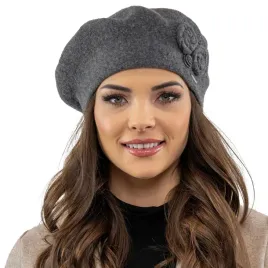 elegancki-beret-damski-cieply-ciemnoszary-vivisence-7037