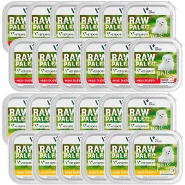 vetexpert-raw-paleo-mix-smakow-pate-mini-puppy-24x150g