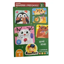 czuczu-puzzle-reniferek-i-przyjaciele-5-ukladanek-20-elementow-2