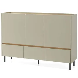 komoda-z-szufladami-mlodziezowa-150-cm-dla-dziecka-szafka-zielona-dab-lc7
