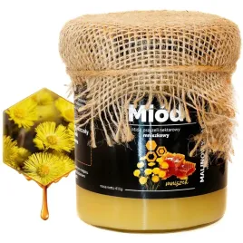 miod-mniszkowy-410g-tegoroczny-zbior-2025-pasieka-polska-naturalny