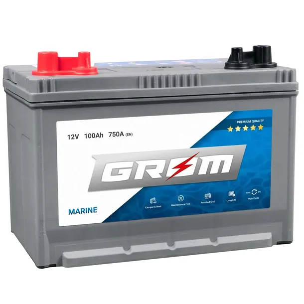 Akumulator GROM MARINE 100Ah 750A M31-DC