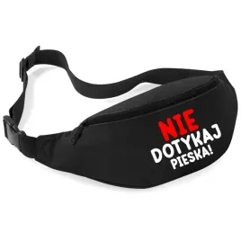nerka-saszetka-nie-dotykaj-pieska-czarny-wzory