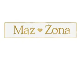 tablica-samochodowa-slubna-na-wesele-maz-and-zona-zloty-59-x-115-cm
