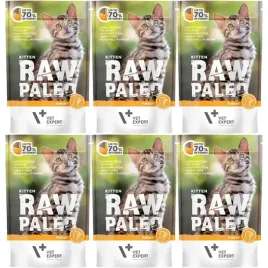 mokra-karma-dla-kociat-vetexpert-raw-paleo-kitten-indyk-6x100g