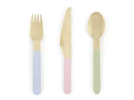 sztucce-drewniane-pastelowe-kolory-mix-eko-16cm-18-szt