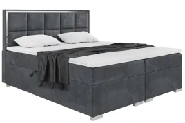 lozko-dwuosobowe-ciemnoszare-160x200-cm-zaglowek-pojemnik-srebrna-rama-dani