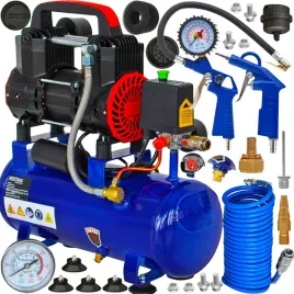 kompresor-bezolejowy-sprezarka-powietrza-9l-cichy-waz-pistolet-koncowki