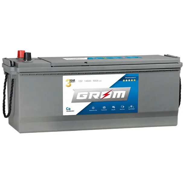 Akumulator 140Ah 900A EN GROM Premium
