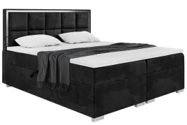 lozko-tapicerowane-boxspring-czarne-140x200-cm-srebrna-rama-materac-h3-dani