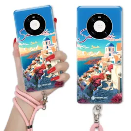 etui-do-huawei-mate-40-ze-sznurkiem-santorini-rozowy