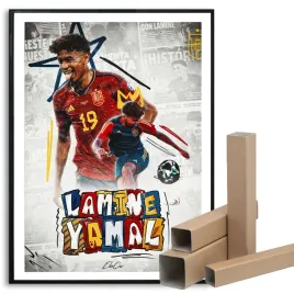 plakat-obraz-a3-pilka-noza-yamal-297x42cm-pilka-sport-pilkarz-wiele-wzorow