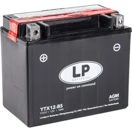 Zdjęcie produktu Akumulator motocyklowy Landport YTX12-BS 12V 10Ah 180A