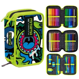 piornik-potrojny-z-wyposazeniem-fluo-monster-50-elementow-mitama