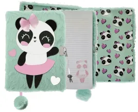 pamietnik-z-klodka-3d-wlochacz-panda-ballerina-baletnica-notes