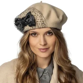 vivisence-7081-bezowy-welna-woalka-kokarda-tiul-cieply-damski-beret