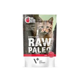 mokra-karma-dla-kota-vetexpert-raw-paleo-sterilised-wolowina-100g