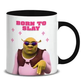 kubek-bialo-czarny-born-to-slay-shrek-fiona-ogr-bajka-tiktok-trend-viral