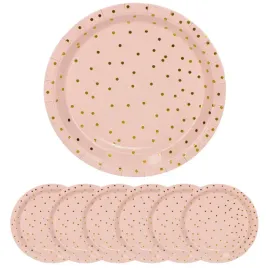 talerze-talerzyki-papierowe-okragle-rozowe-w-zlote-kropki-6szt-18cm