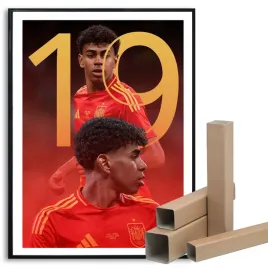 plakat-obraz-poster-a3-yamal-19-297x42cm-pilka-sport-pilkarz-wiele-wzorow