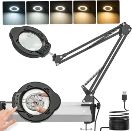 lampa-biurkowa-led-lupa-15x-10x-zacisk-ramie-5-trybow-jasnosci