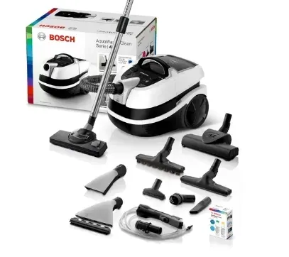 Odkurzacz piorący Bosch AquaWash&Clean BWD421PRO 2100W filtr wodny na sucho i mokro pranie dywanów i tapicerki HEPA dla alergików