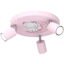lampa-sufitowa-dziecieca-3-reflektorki-ruchome-rozowa-okragla-kotek-luminex