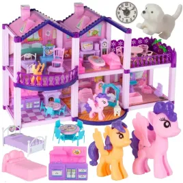 rezydencja-willa-kucykow-domek-dla-lalek-meble-figurki-pies-zestaw-prezent