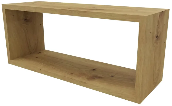 Półka wisząca ścienna regał na książki skrzynia na zabawki dąb artisan
