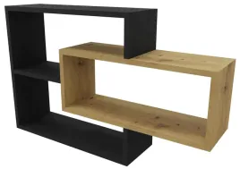 polka-wiszaca-scienna-regal-na-ksiazki-3-elementy-czarna-dab-artisan