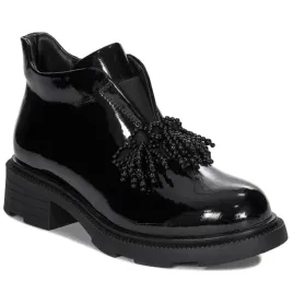 filippo-botki-damskie-ocieplane-czarne-skorzane-dbt6370-24-bk-lakier-r-36